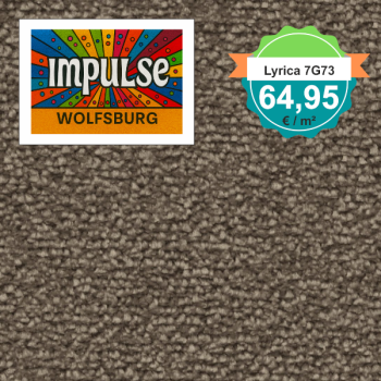 Vorwerk Lyrica 7G73 graubraun – Velours Teppich – € 64,95/m² – Produktbild